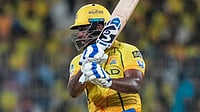 AP Photo : Sanju Samson in action for CSK against DC in IPL 2026 clash at MA Chidamabaram Stadium in Chennai. 
