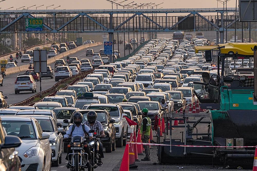 Traffic in Delhi