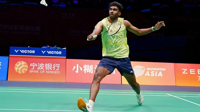 Ayush Shetty vs Shi Yu Qi match report Asia Championships 2026 men’s singles final