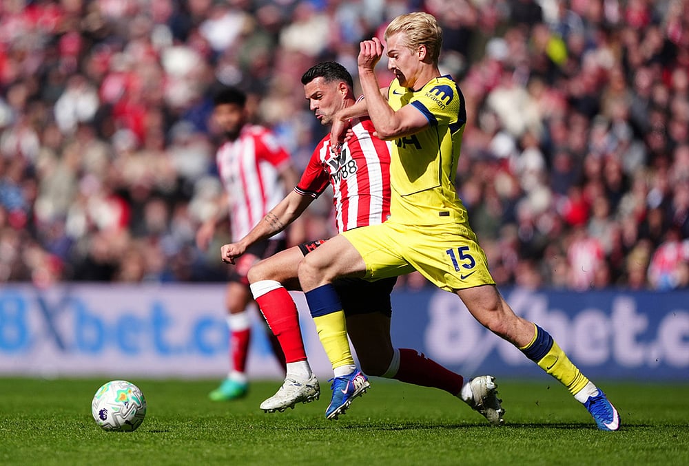 Sunderland Vs Tottenham Hotspur Premier League match-Granit Xhaka