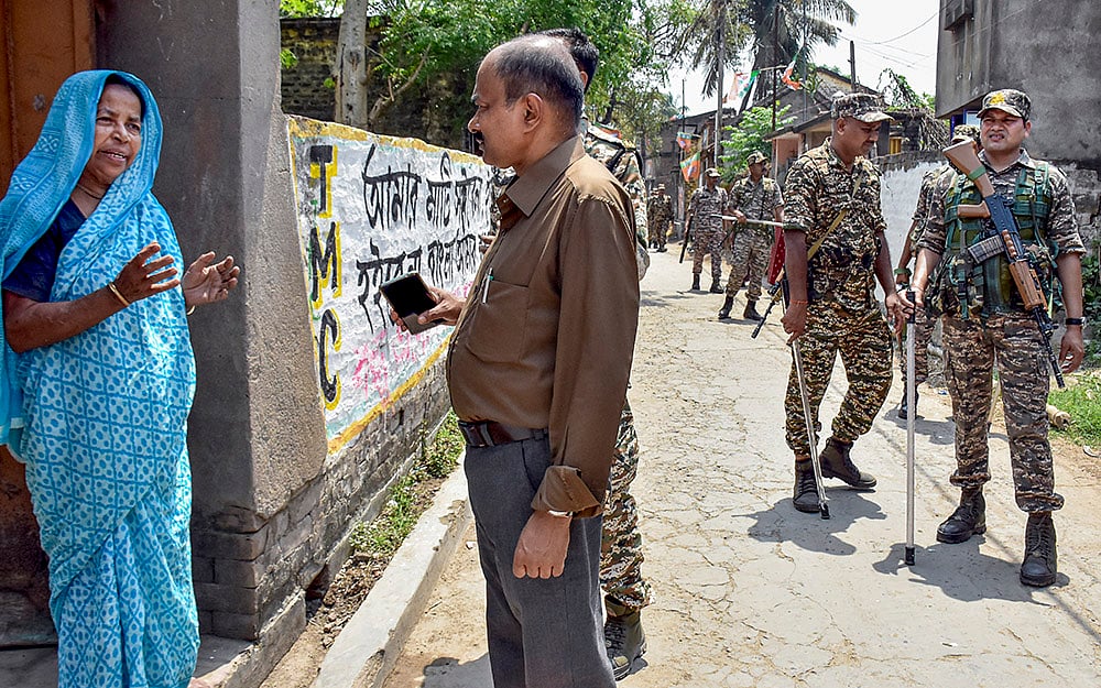 WB polls: Officials, security personnel assess poll preparedness