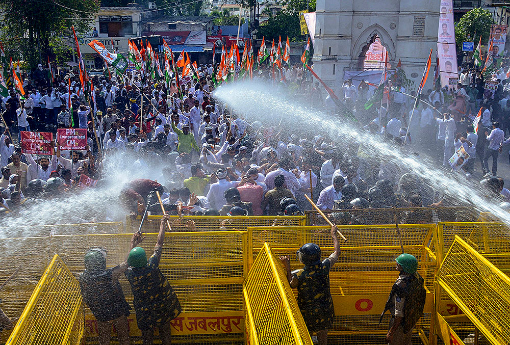 Protest in Jabalpur
