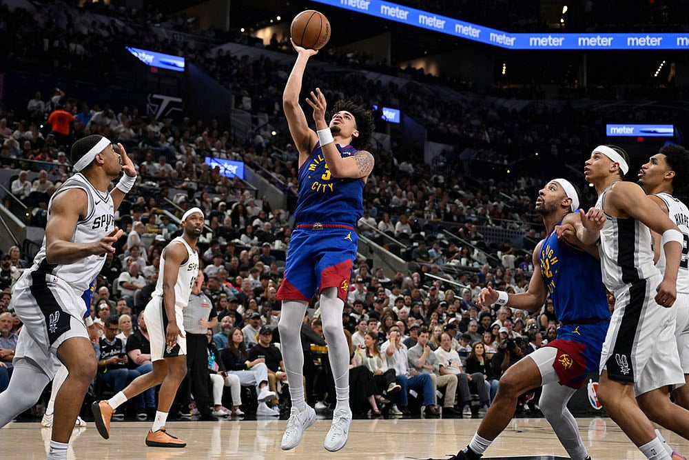 NBA Basketball Game: San Antonio Spurs Vs Denver Nuggets