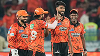 SRH Vs RR Highlights, IPL 2026: Sakib, Praful Star As SunRisers Hyderabad Beat Rajasthan Royals By 57 Runs AP : Praful Hinge, centre, celebrates the wicket of Rajasthan Royals' Vaibhav Sooryavanshi during the Indian Premier League cricket match.