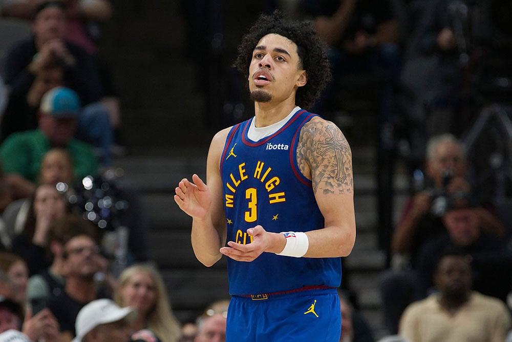 NBA Basketball Game: Denver Nuggets vs San Antonio Spurs