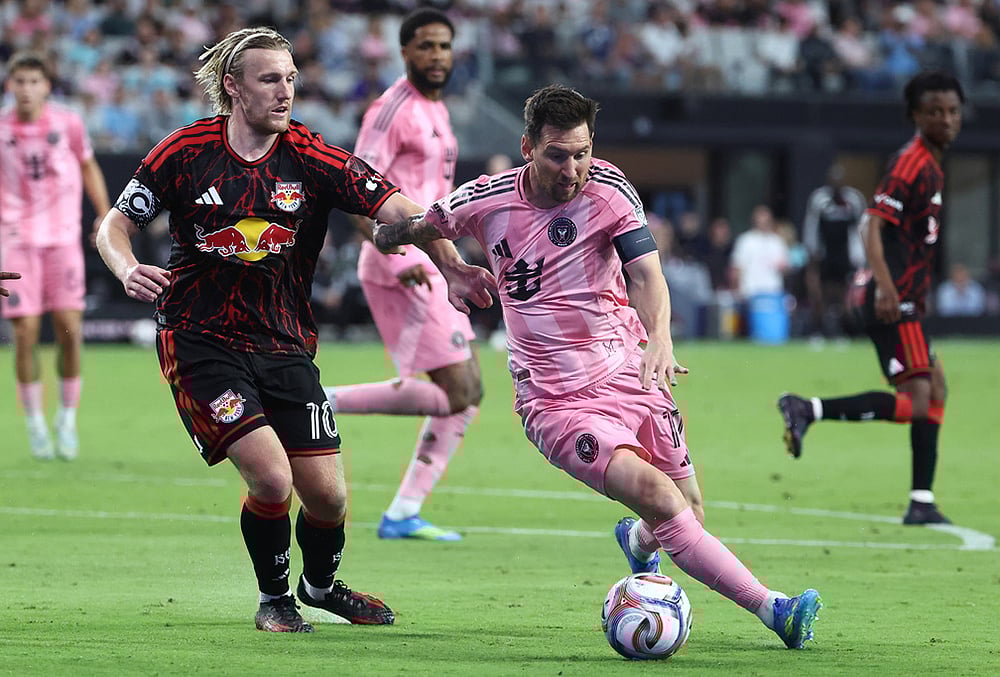 Inter Miami vs NY Red Bulls MLS match-Lionel Messi