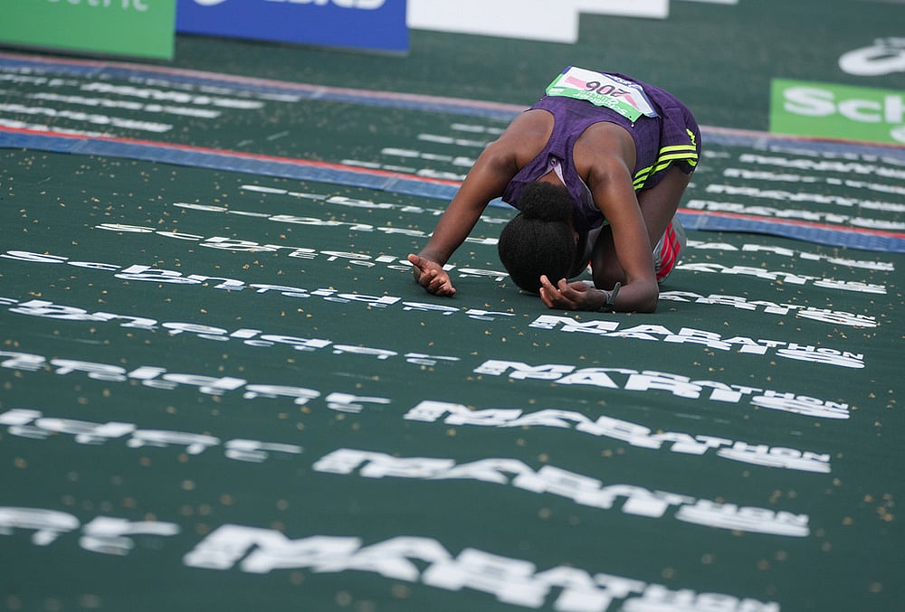 Paris Marathon 2026 photos-Ethiopias Shure Demise
