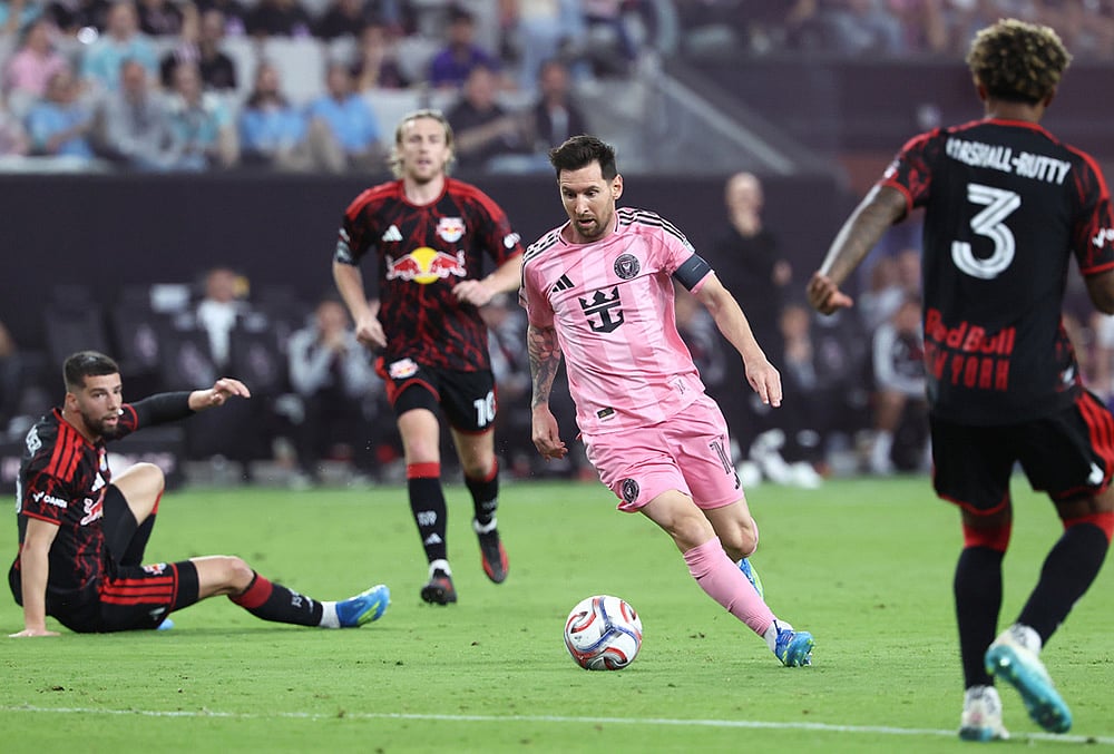 Inter Miami vs NY Red Bulls MLS match-Lionel Messi