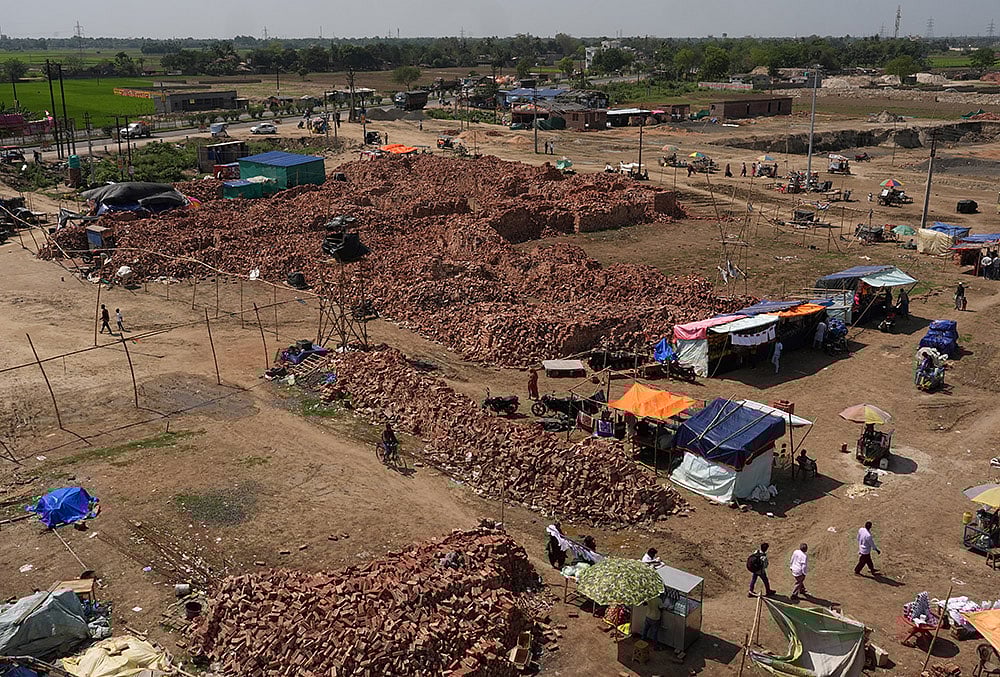 Murshidabad mosque construction