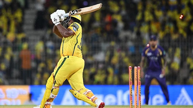 CSK Vs KKR, IPL 2026: Kartik Tyagi Denies Sanju Samson Fifty, Rocks Stumps With Sheer Pace - Watch