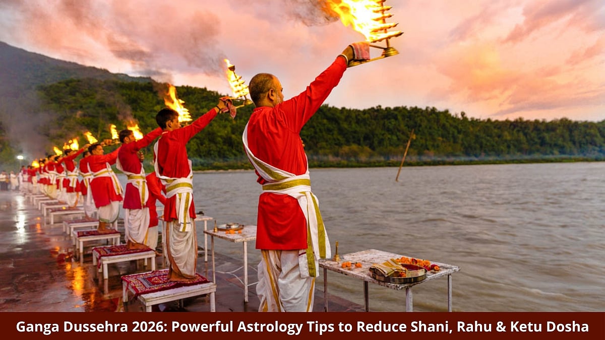 Ganga Dussehra 2026: Powerful Astrology Tips To Reduce Shani, Rahu & Ketu Dosha - null