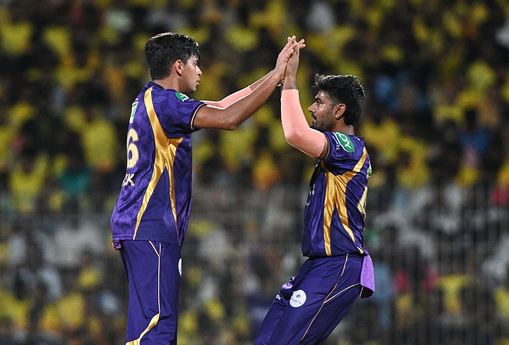 CSK vs KKR IPL 2026 Match 22 at MA Chidambaram Stadium-Kartik Tyagi