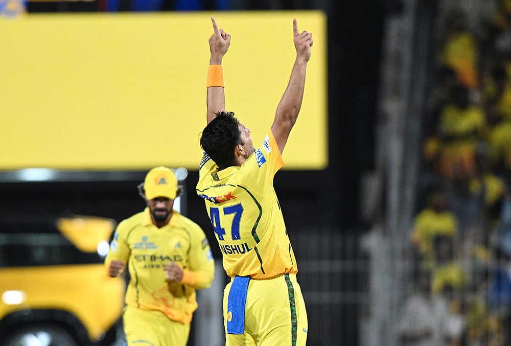 CSK vs KKR IPL 2026 Match 22 at MA Chidambaram Stadium-Anshul Kamboj