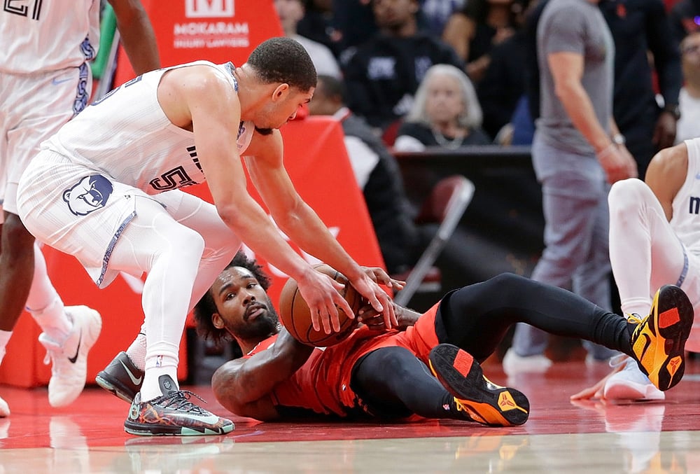 Houston Rockets Vs Memphis Grizzlies NBA basketball-Lucas Williamson