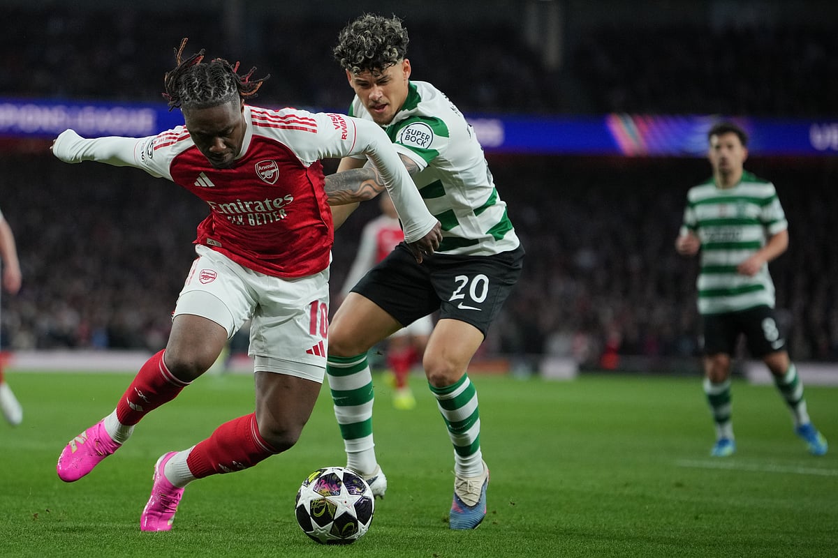 Arsenal take on Sporting - AP/Kin Cheung