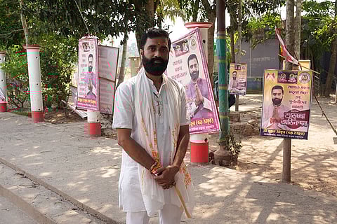Sitting BJP MLA from Gaighata and a member of the Thakur family, Subrata Thakur 