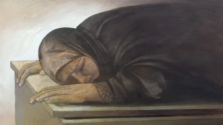 A Palestinian Response To Israel’s Death Penalty Bill - Artwork by palestinian artist sliman mansour