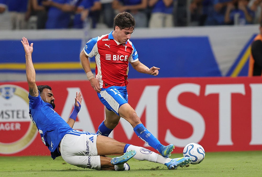 Cruzeiro vs Universidad Catolica Copa Libertadores match-Fabricio Bruno