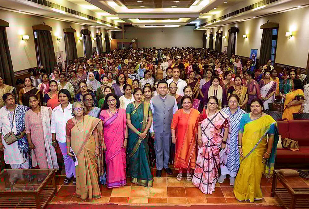 Goa CM Sawant attends Nari Shakti Sammelan