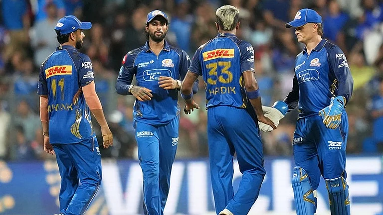 Mumbai Indians will take on Punjab Kings in match 24 of IPL 2026 at the Wankhede Stadium. - | Photo: AP/Rafiq Maqbool