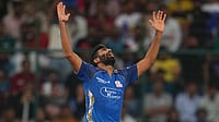 AP Photos/Manish Swarup : Jasprit Bumrah has been wicketless so far in the five matches of IPL 2026.