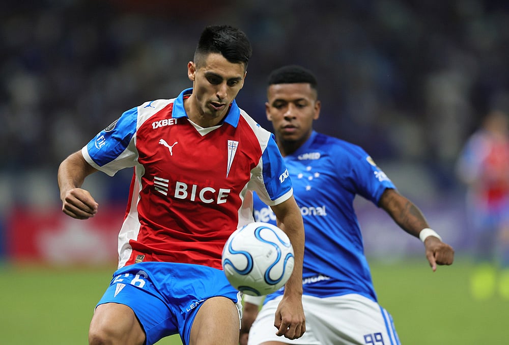Cruzeiro vs Universidad Catolica Copa Libertadores match-Juan Diaz