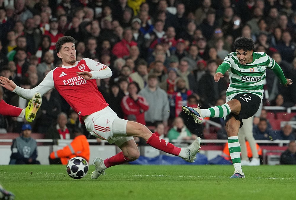 Arsenal Vs Sporting CP Champions League 2025-26 Quarter-Final-Joao Simoes