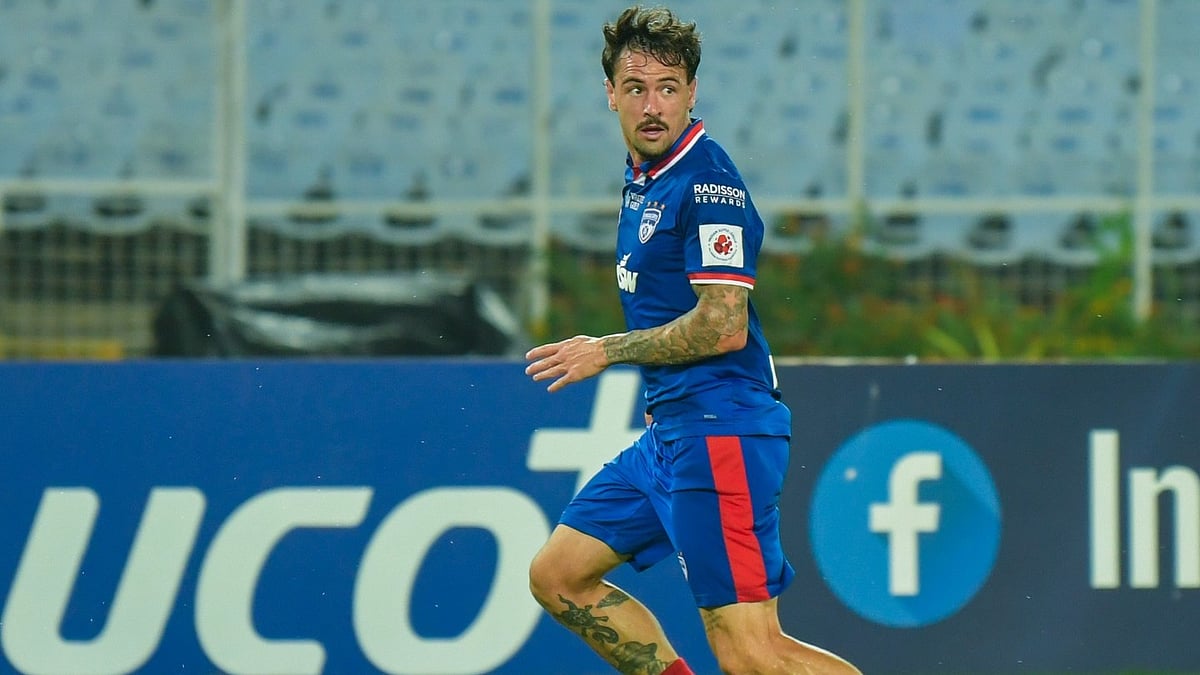 Bengaluru FC's Ryan Williams in action during the Indian Super League match against East Bengal on April 16, 2026. - | Photo: Instagram/bengalurufc