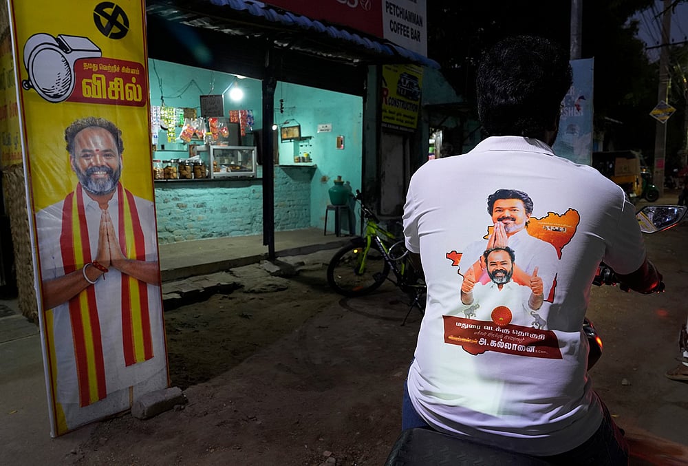 Supporter of the TVK party