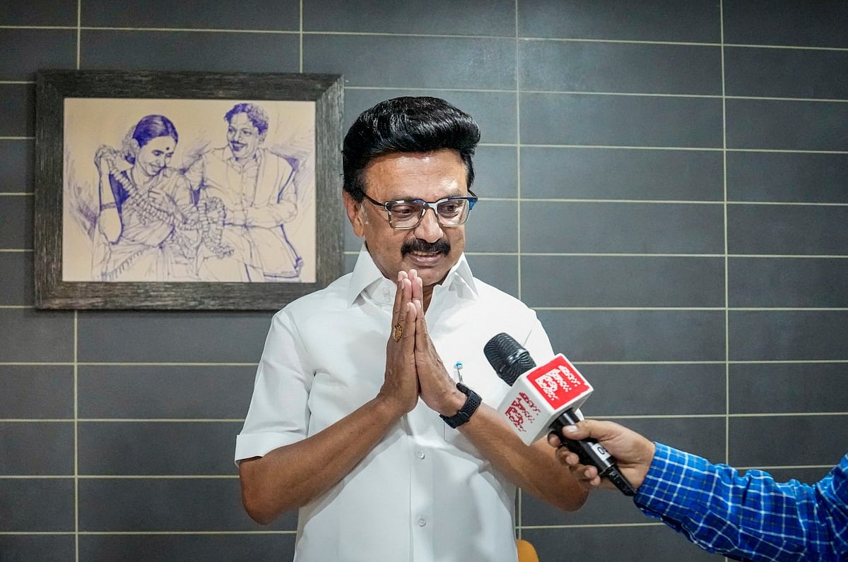 Stalin accuses Centre of trying to use women's quota as 'weapon,' slams EPS over delimitation Tamil Nadu Chief Minister MK Stalin has strongly criticised the Centre over the women's reservation and accused it of trying to use it as a "weapon" to tackle the opposition before taking up the delimitation exercise based on population.
 - Source: PTI