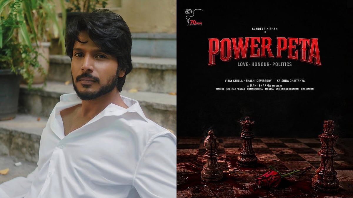 Sundeep Kishan's Power Peta announced - Instagram/Sundeep Kishan
