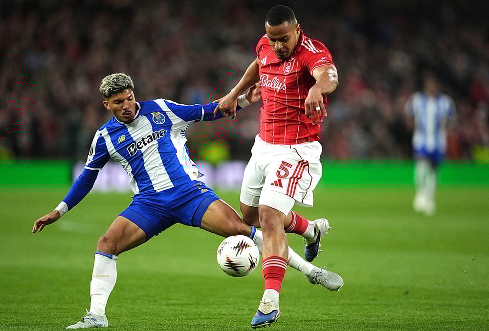 Nottingham Forest Vs FC Porto UEFA Europa League soccer-Nottingham Forests Murillo
