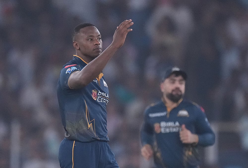 GT vs KKR IPL 2026 Match 25 T20 cricket match-Kagiso Rabada