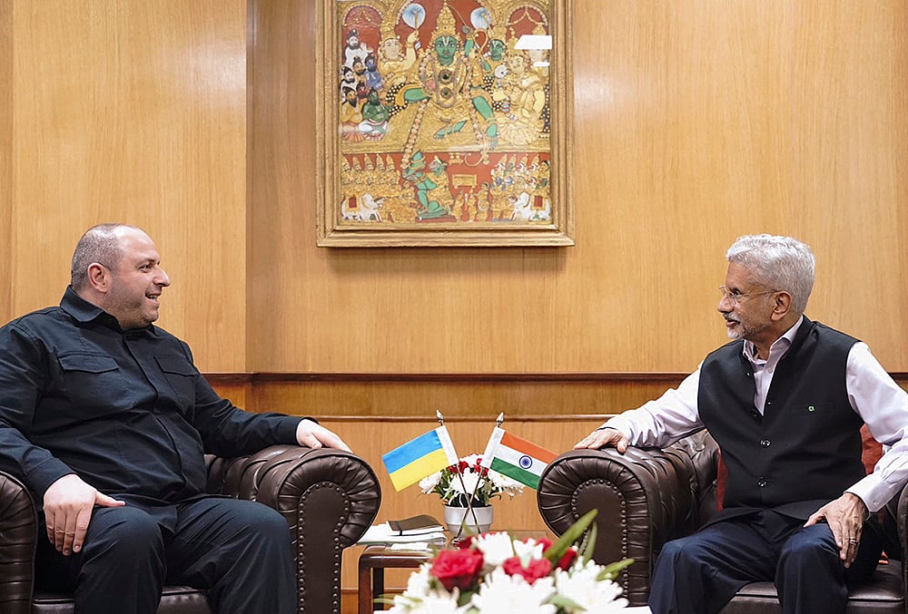 S Jaishankar meets Rustem Umerov