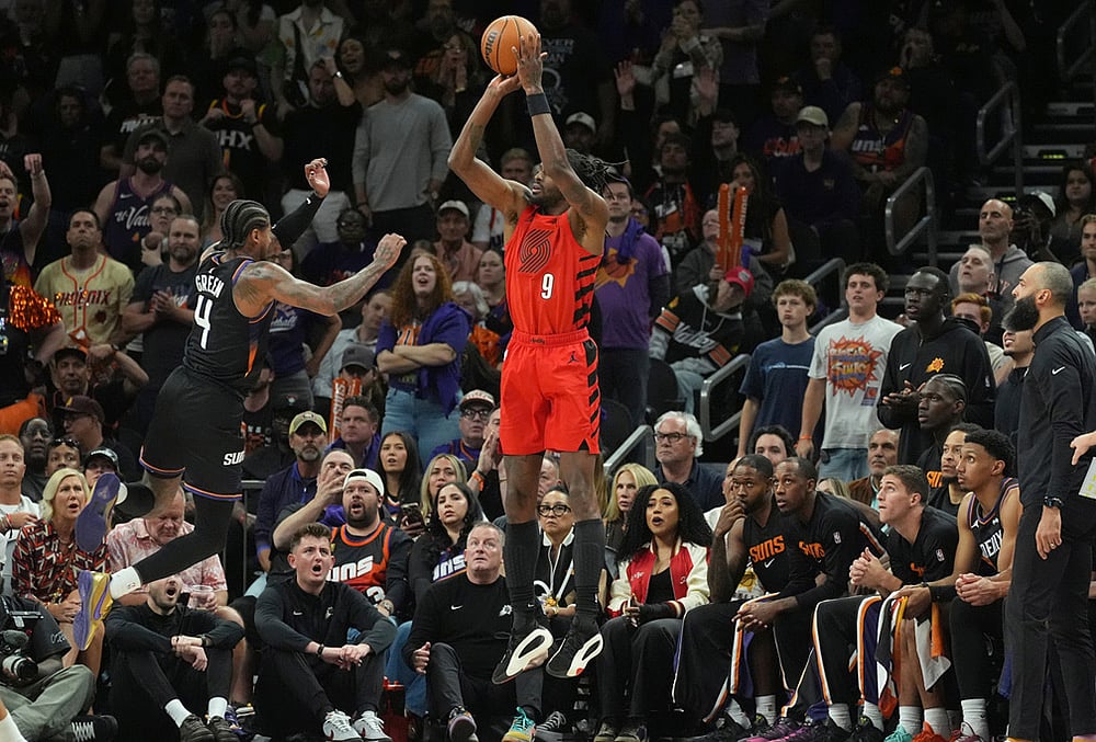 Phoenix Suns vs Portland Trail Blazers NBA 2026 play-in game-Jerami Grant