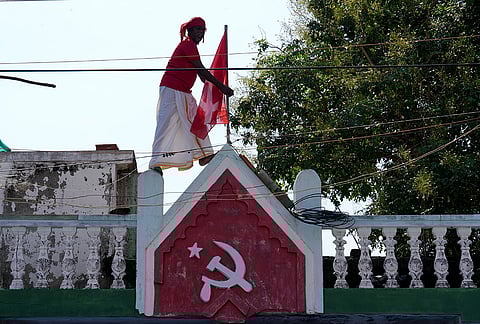Vennivelampatti, a remote village about 40 kilometres from Madurai, appears unremarkable at first glance. Yet, it stands apart for a political legacy it has preserved for over six decades. Even as Communist parties have become numerically marginal in Tamil Nadu’s electoral politics, the village takes pride in its enduring ideological roots. A modest party office at its entrance, its walls lined with portraits of Communist stalwarts, quietly signals the history and convictions that continue to shape this otherwise nondescript settlement.