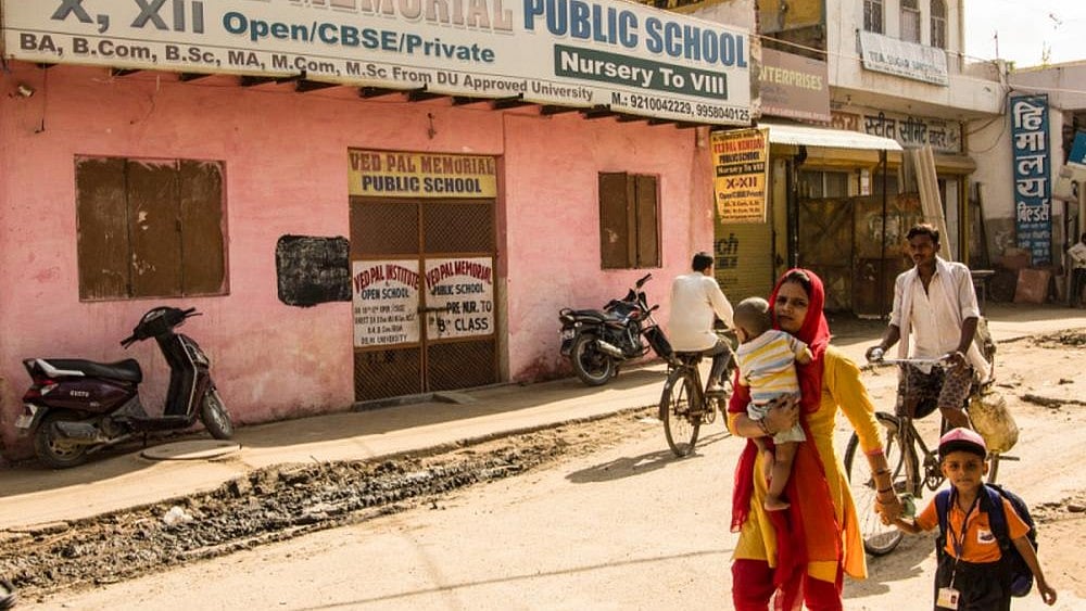 An Unauthorised West Delhi Colony And Its 100 Private Schools - Representative Image 