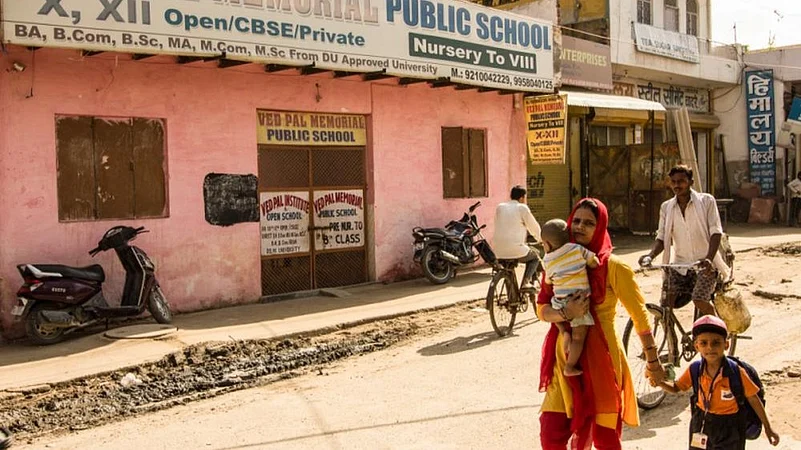 An Unauthorised West Delhi Colony And Its 100 Private Schools