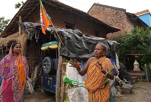 In Hindu-majority pockets of Nandigram's Basuli Chak, people have been affected by intense religious polarisation.