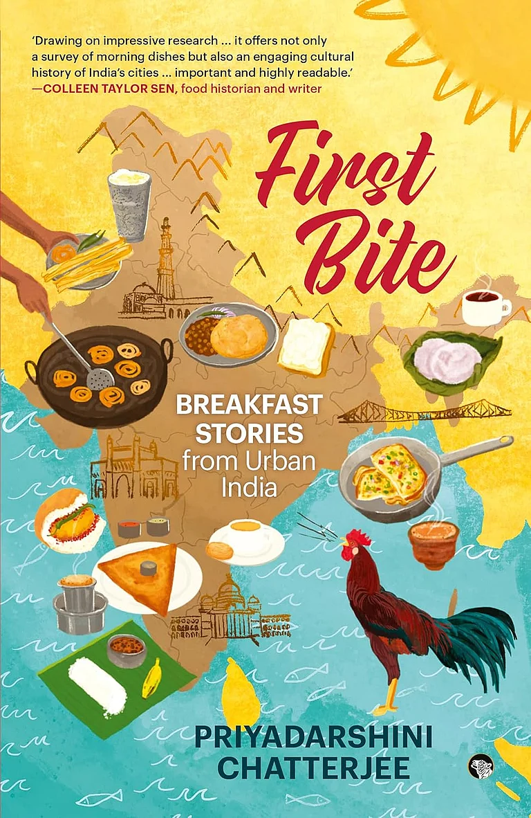 Cover of First Bite Breakfast Stories from Urban India by Priyadarshini Chatterjee - Speaking Tiger Books