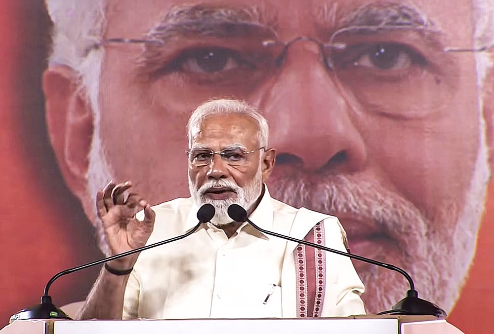 TN polls: PM Modi in Coimbatore