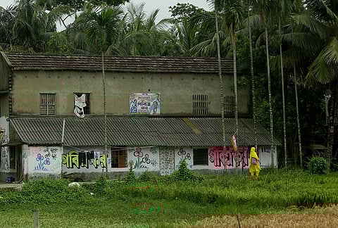 Wall inscriptions are essential elements of Nandigram, with its complex political history.