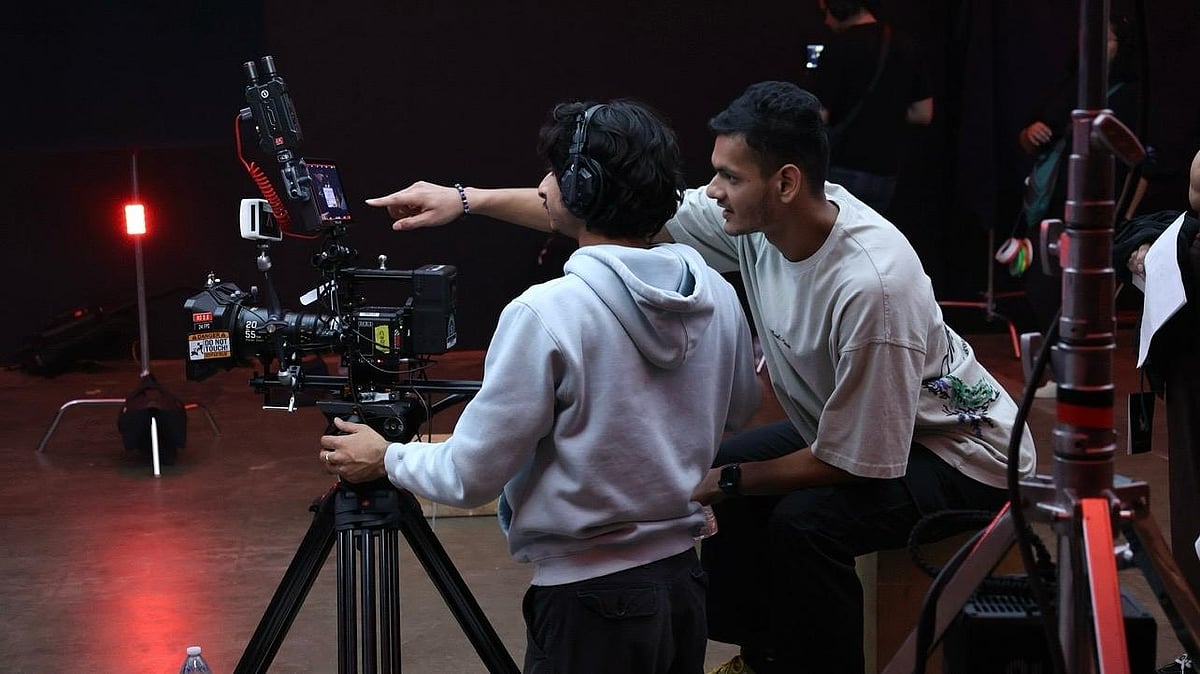 Karthik Ganesh Prasad shooting for a project