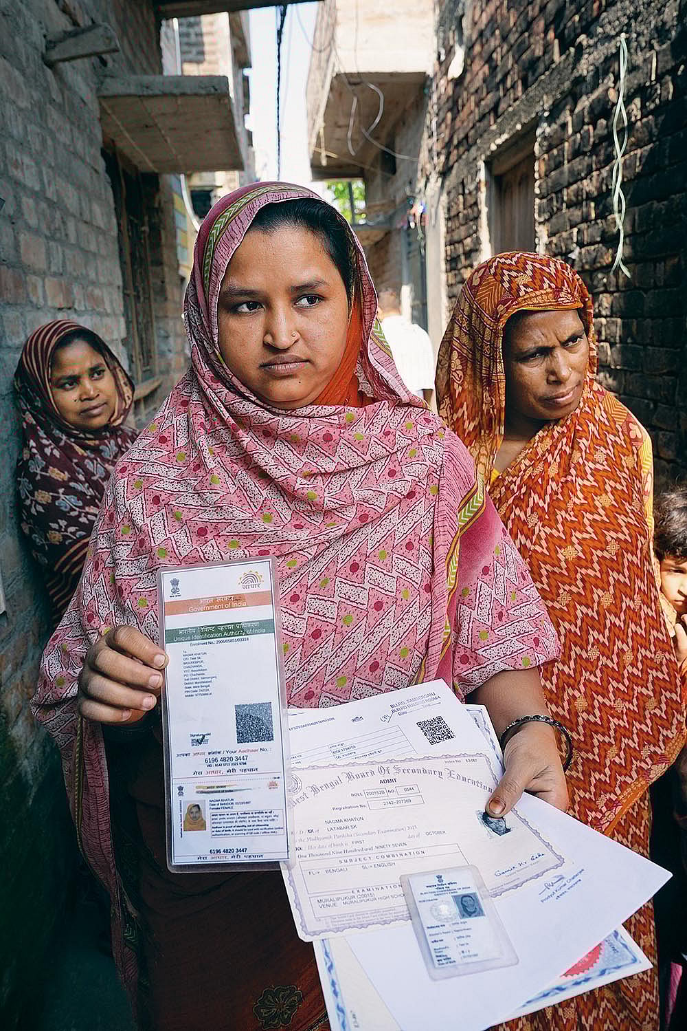 Nagma Khatoon, who lives in Basudebpur in Murshidabad