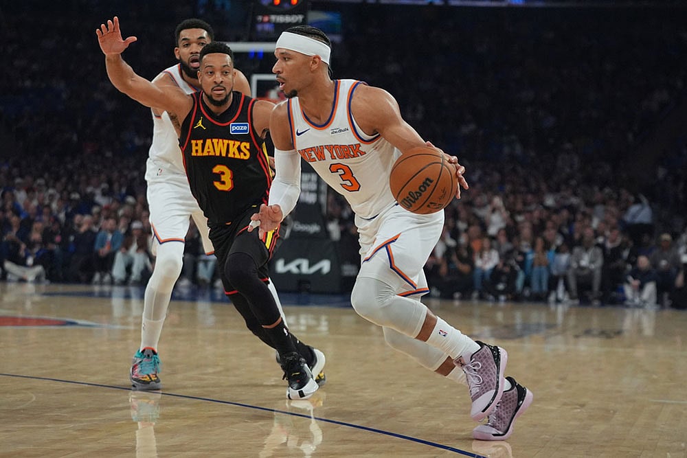 NBA Basketball Game: Atlanta Hawks vs New York Knicks