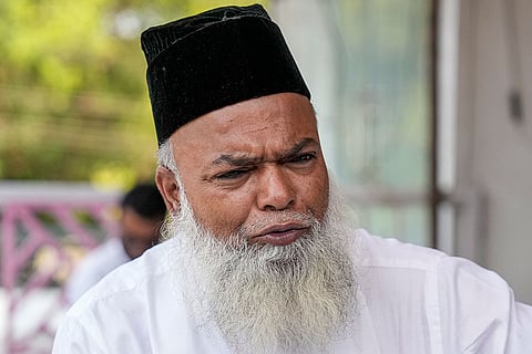 TCS case accused Raza Rafiq Memon speaks during an interview with PTI, in Nashik.