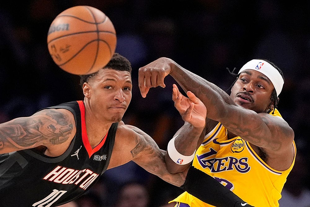 Basketball: Los Angeles Lakers vs Houston Rockets