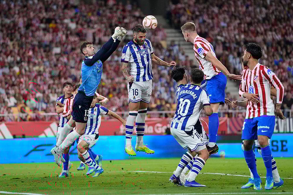 Copa del Rey Final Soccer Match: Real Sociedad vs Atletico Madrid
