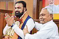 BJP's First CM In Bihar: What Lies Ahead In The Samrat Era? | Photo; PTI : Day One: Newly sworn-in Bihar CM Samrat Choudhary with JD(U) chief and Rajya Sabha member Nitish Kumar