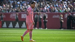AP Photo : Lionel Messi in action for Inter Miami against Colorado Rapids in MLS 2026 clash.